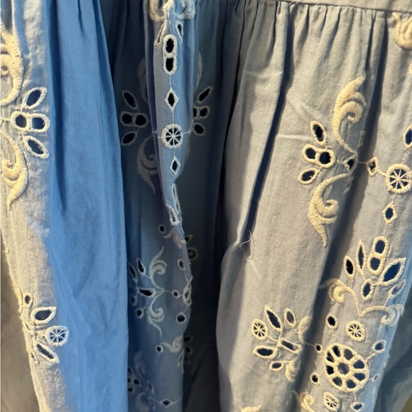 NWT INTERMIX Anissa Broderie Anglaise Cotton Maxi Dress 0 - Picture 5 of 7